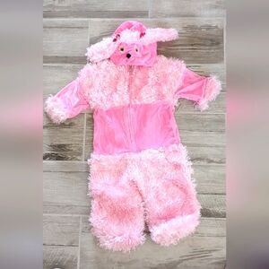 Pink Fuzzy Poodle Costume